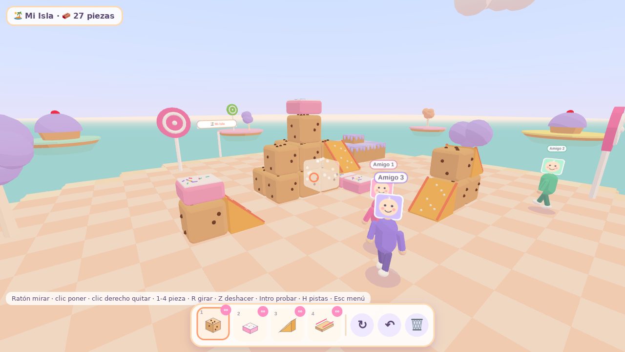 My Island with candy buildings